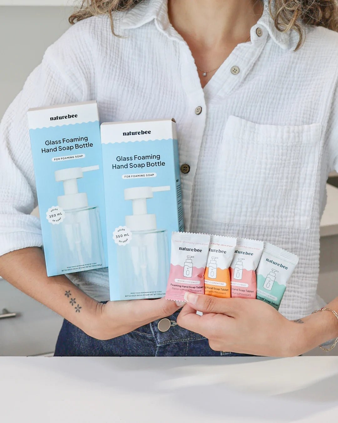 Foaming Hand Soap Starter Kit - NATURE BEE