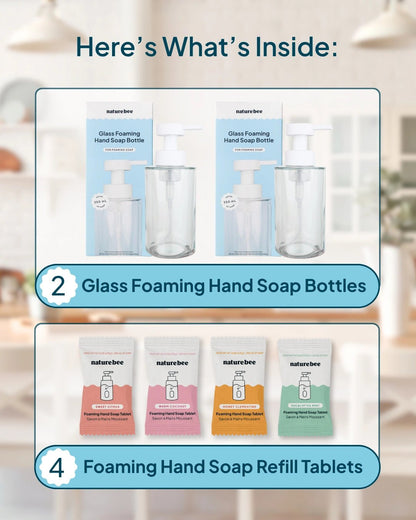 Foaming Hand Soap Starter Kit - NATURE BEE