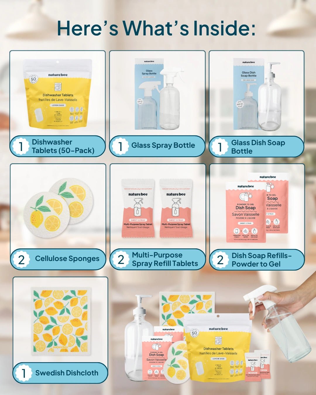 Kitchen Reset Starter Bundle - NATURE BEE