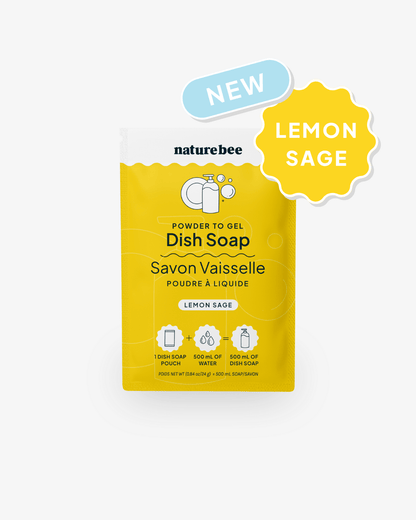 Dish Soap Lemon Sage - NATURE BEE