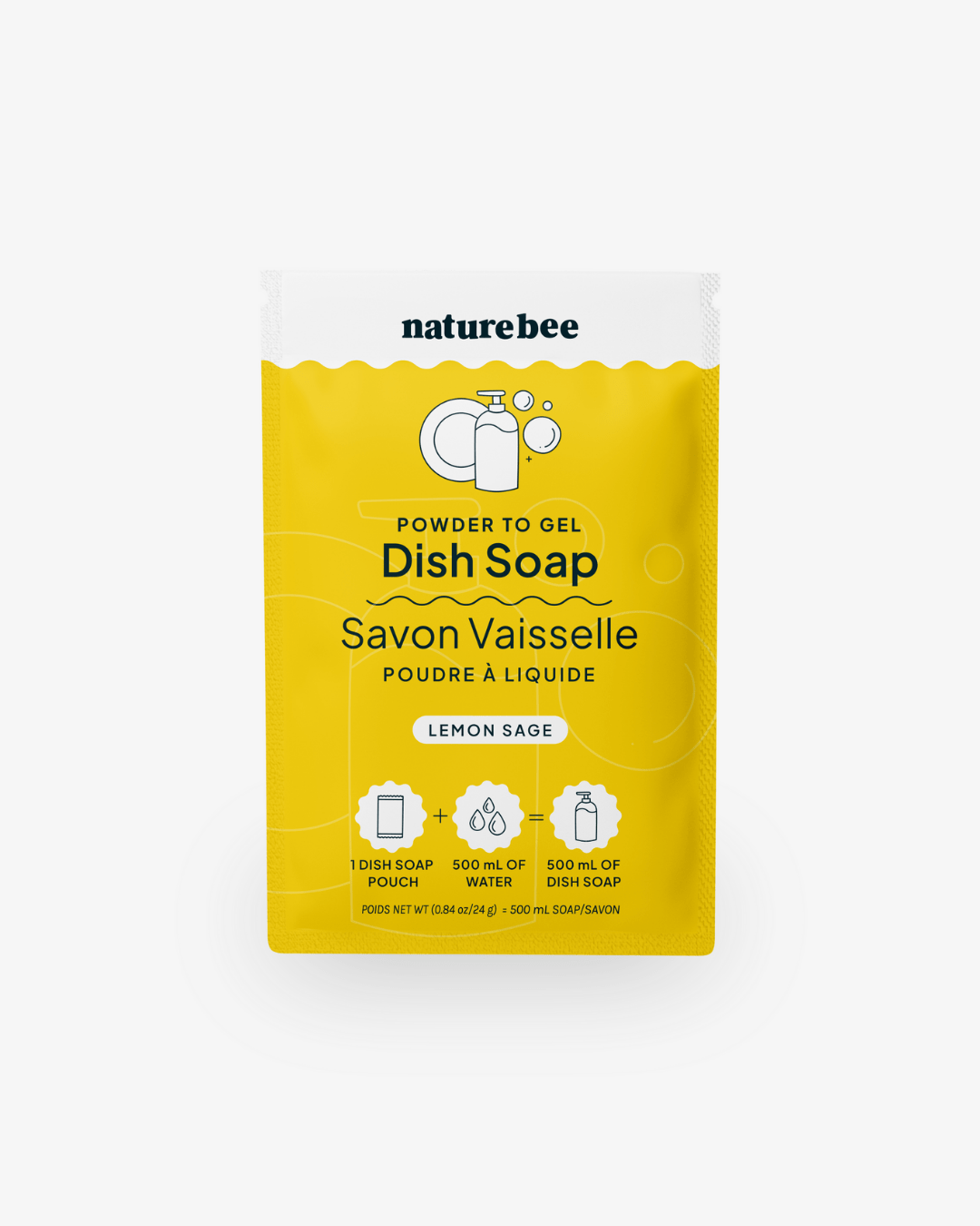 Dish Soap Lemon Sage - NATURE BEE
