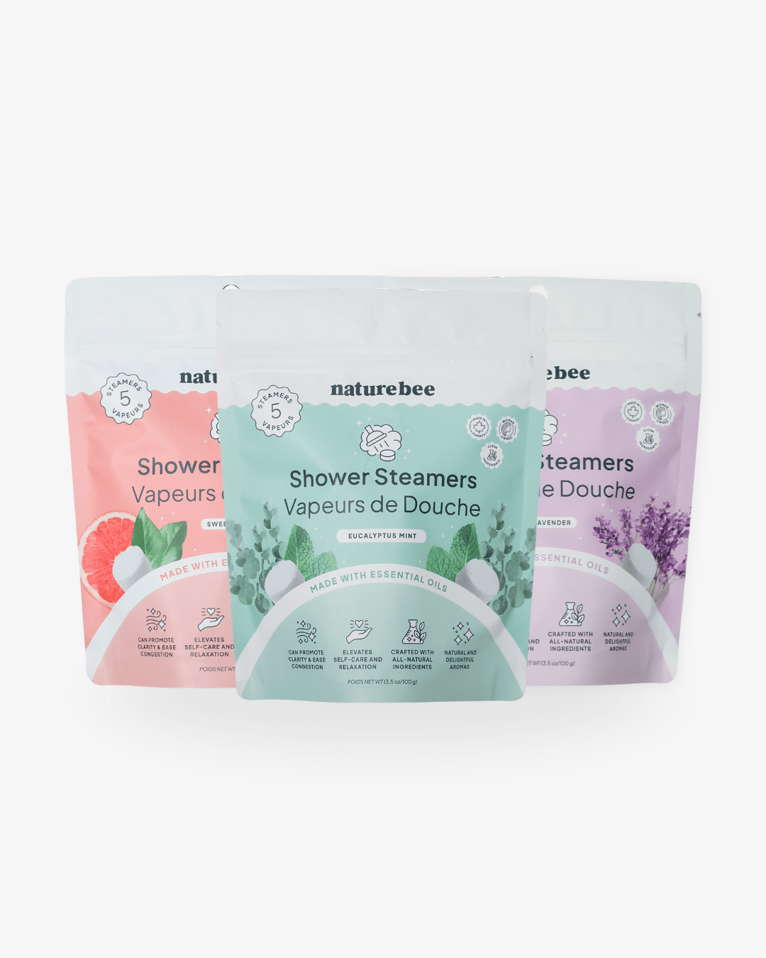 Shower Steamer Variety Pack - NATURE BEE