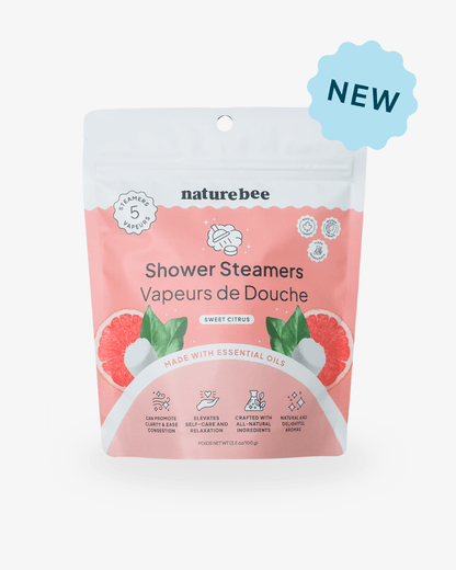 Sweet Citrus Shower Steamers - NATURE BEE
