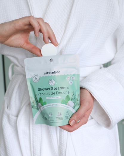 Shower Steamers in Eucalyptus Mint | Made in Canada | Nature Bee