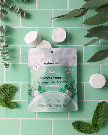 Shower Steamers in Eucalyptus Mint | Made in Canada | Nature Bee