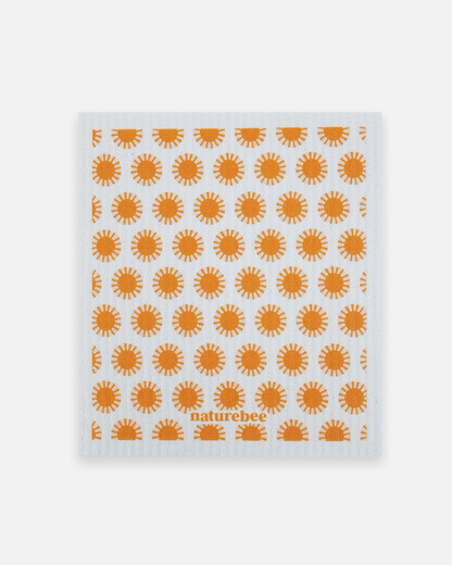 Sponge Cloth Orange Sunshines | Nature Bee