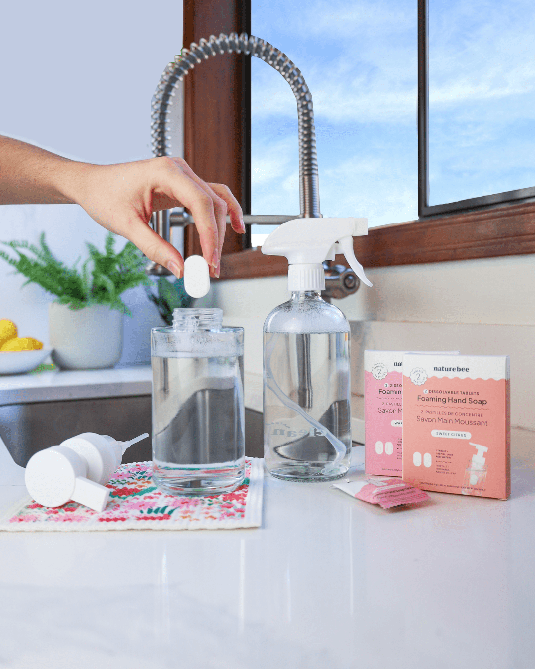 Foaming Hand Soap Tablets - NATURE BEE