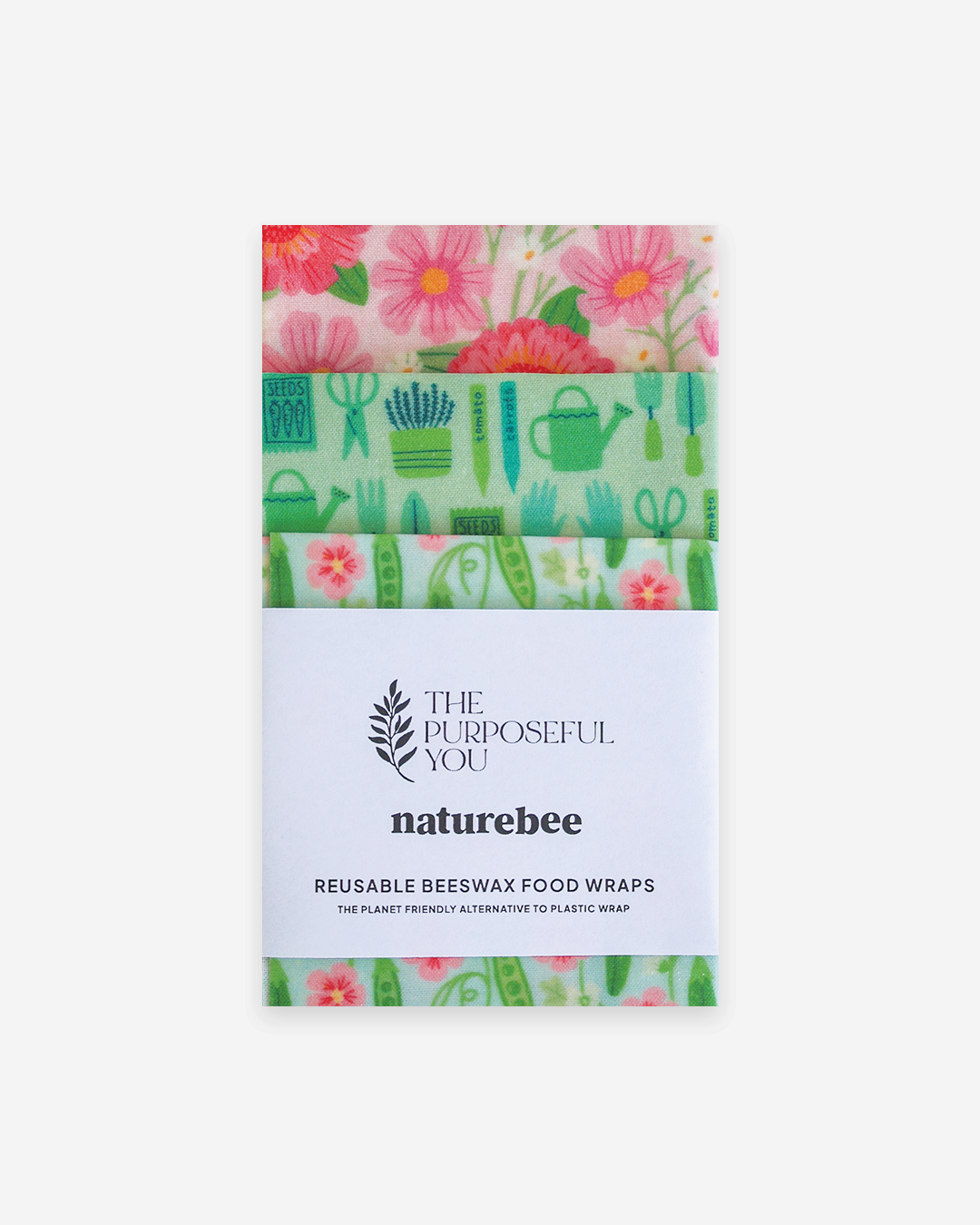 Limited Edition Beeswax Wrap Variety Set - The Purposeful You Collab | Nature Bee