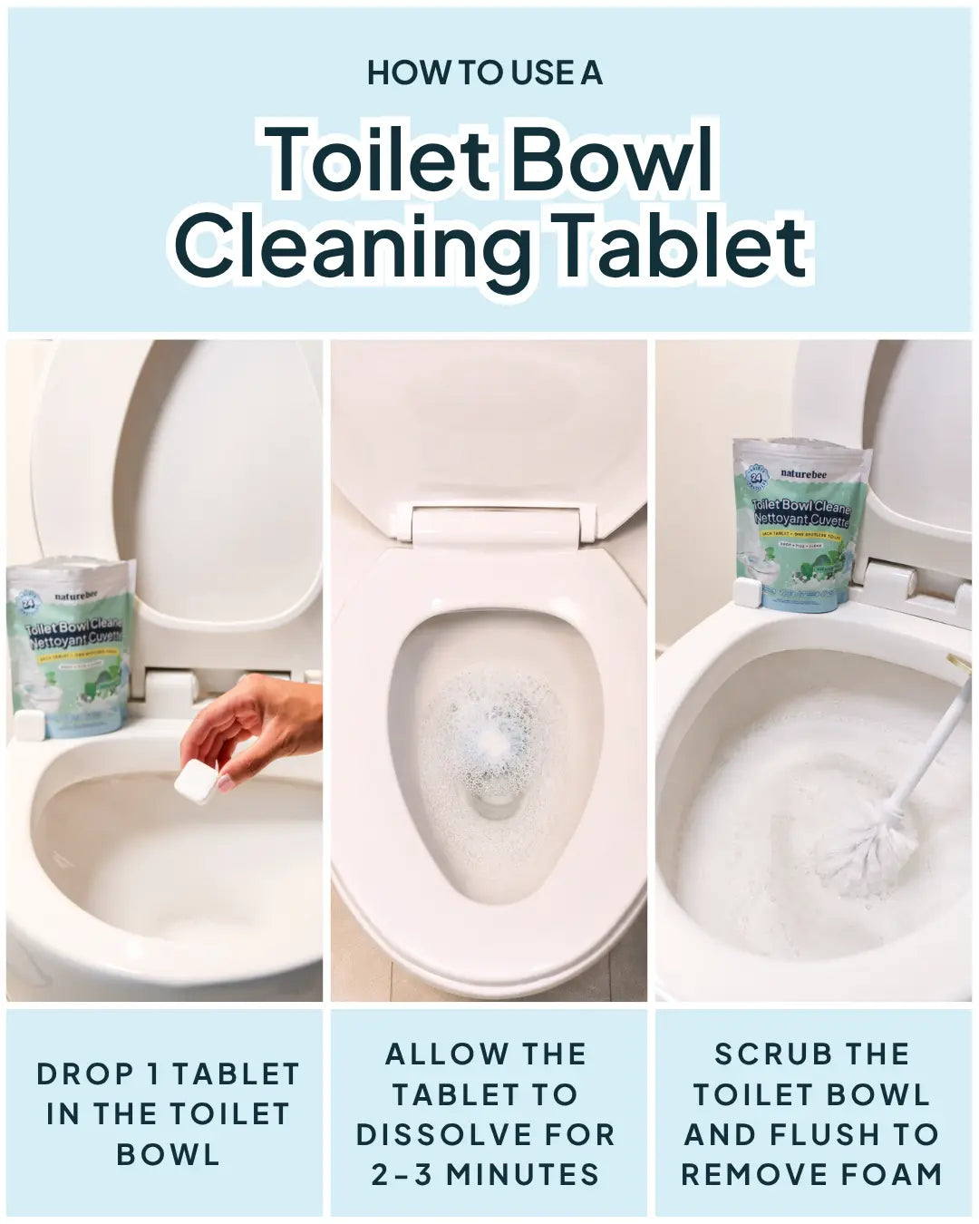 Toilet Bowl Cleaning Tablets