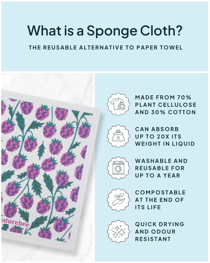 Sponge Cloth Blackberries | Nature Bee