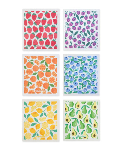 Authentic Swedish Dishcloth 6-packs - Reusable Paper Towel - NATURE BEE