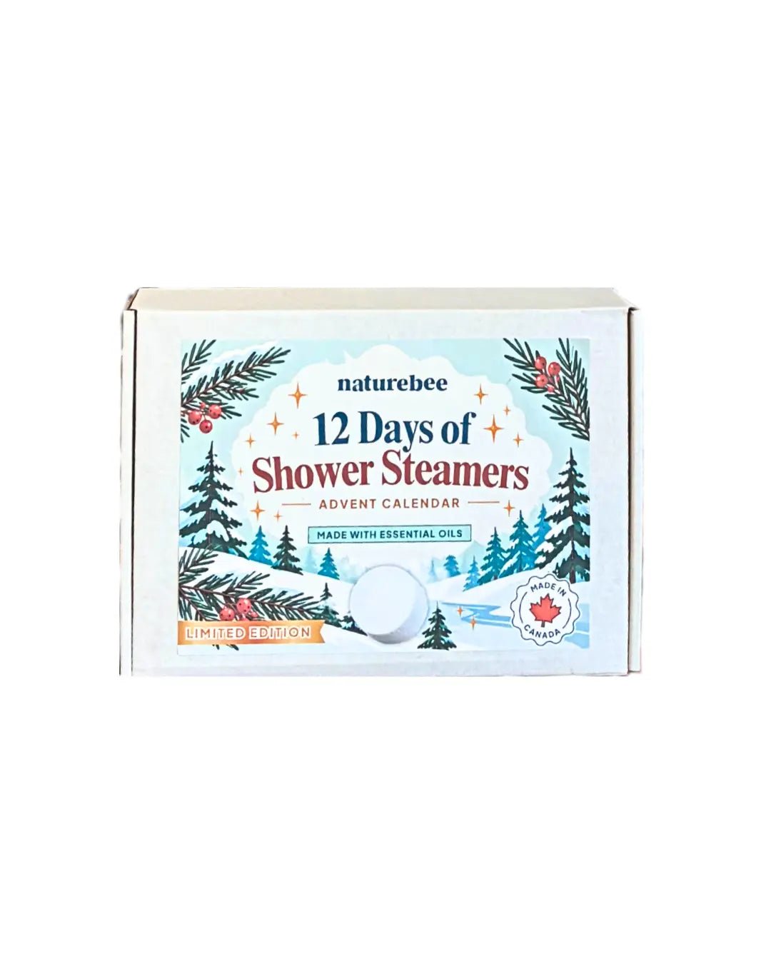 12 Days of Shower Steamers Advent Calendar - PRE-ORDER ONLY - NATURE BEE