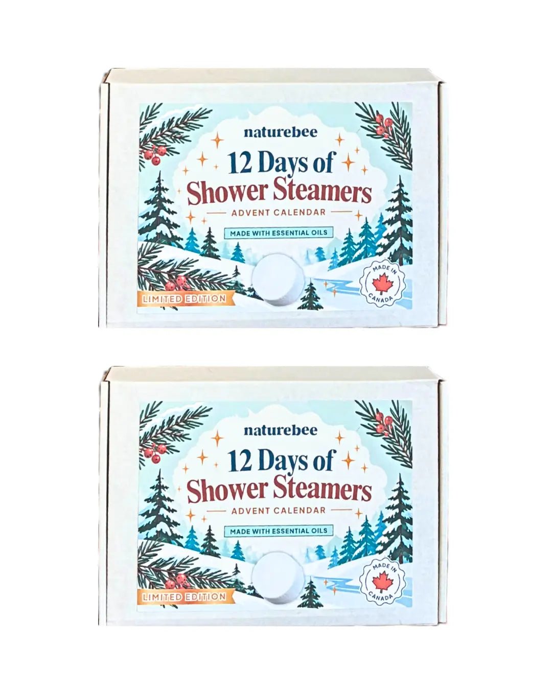 12 Days of Shower Steamers Advent Calendar - PRE-ORDER ONLY - NATURE BEE