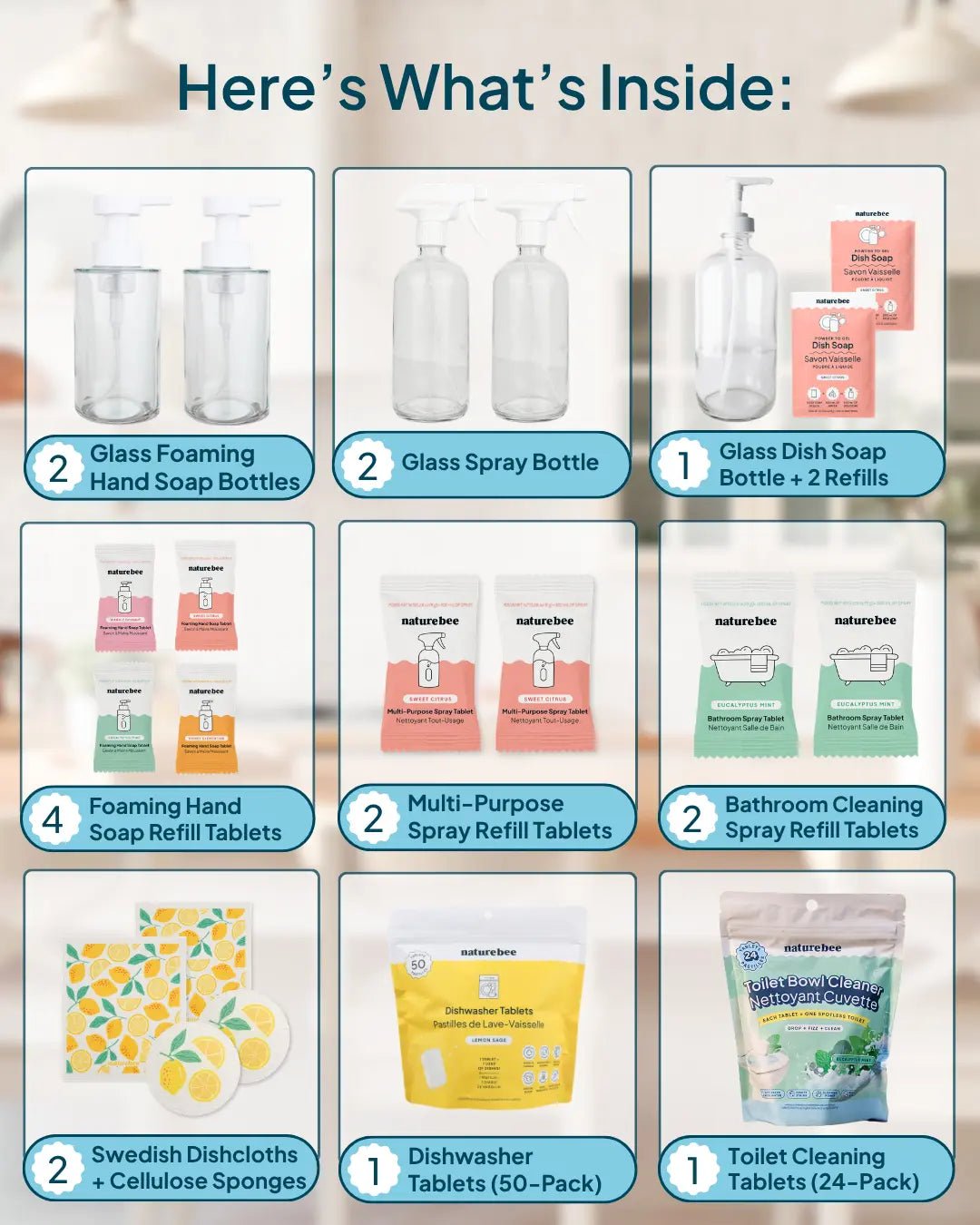 Complete Home Cleaning Bundle - NATURE BEE