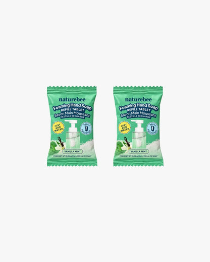 Vanilla Mint Foaming Hand Soap Refill Tablets | Limited Edition - NATURE BEE