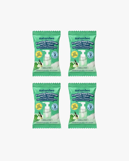 Vanilla Mint Foaming Hand Soap Refill Tablets | Limited Edition - NATURE BEE