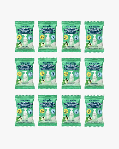Vanilla Mint Foaming Hand Soap Refill Tablets | Limited Edition - NATURE BEE