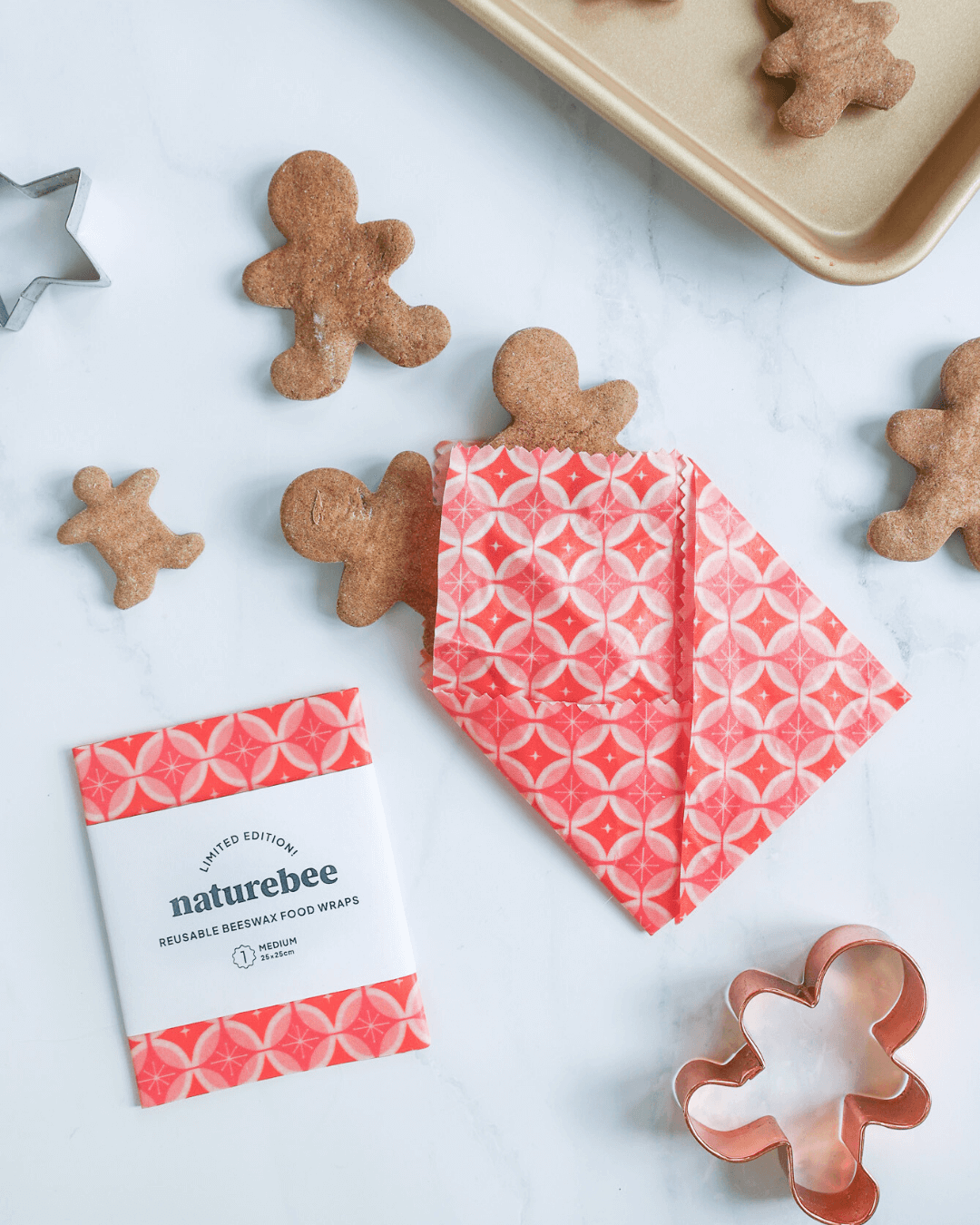 LIMITED EDITION Holiday Beeswax Wrap | Nature Bee