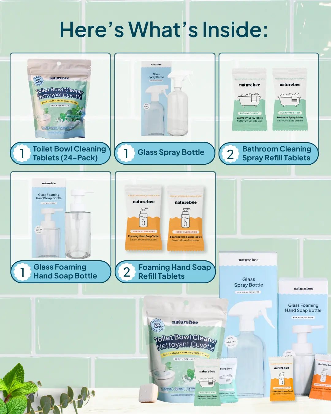 Bathroom Reset Starter Bundle - NATURE BEE