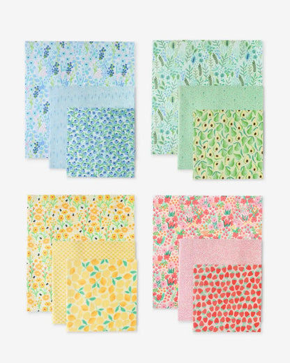 Canadian Beeswax Wrap 4 - Pack Bundle - NATURE BEE