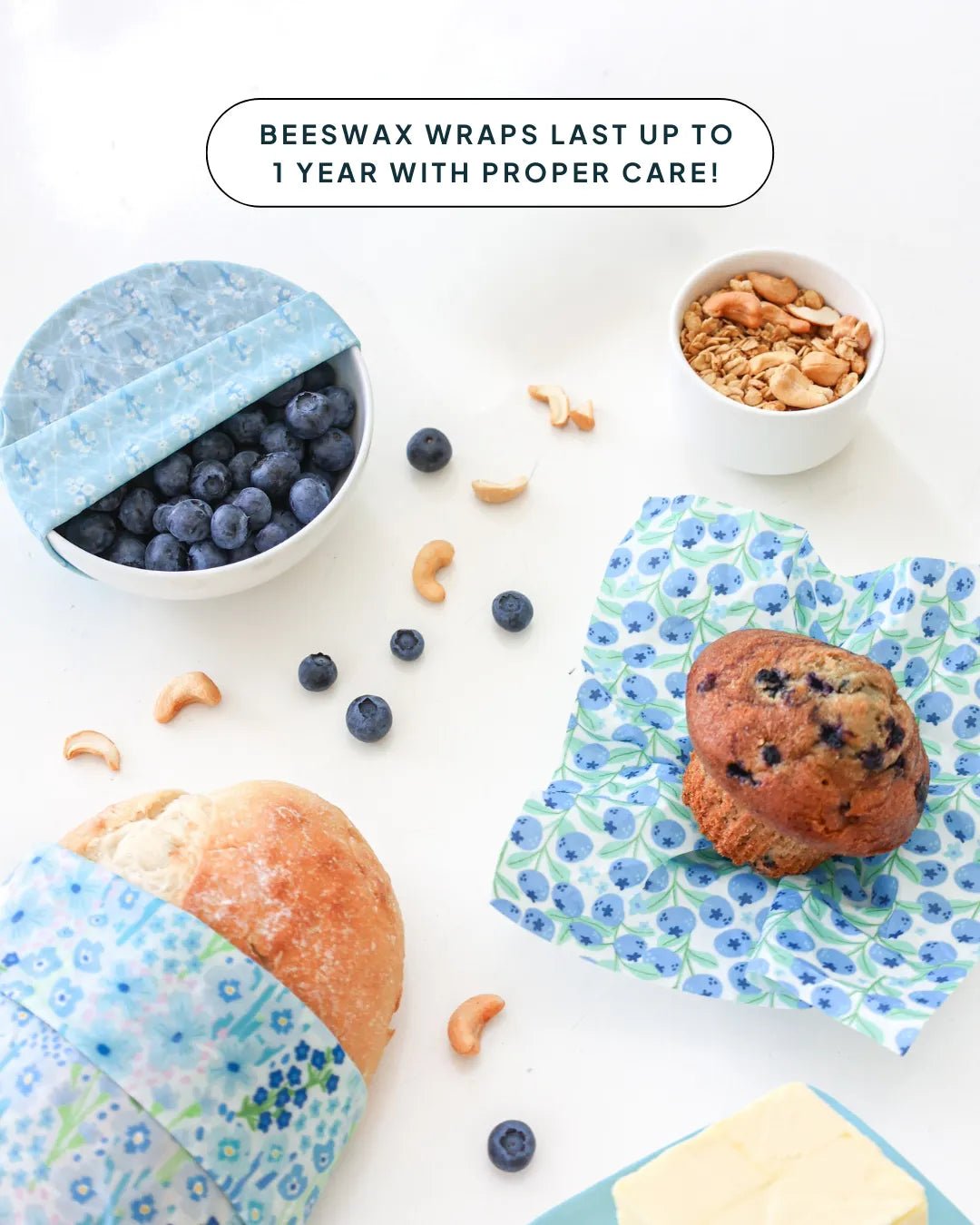 Canadian Beeswax Wrap 4 - Pack Bundle - NATURE BEE