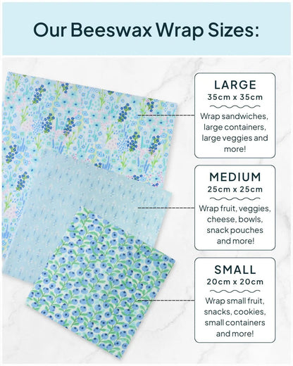 Canadian Beeswax Wrap 4 - Pack Bundle - NATURE BEE