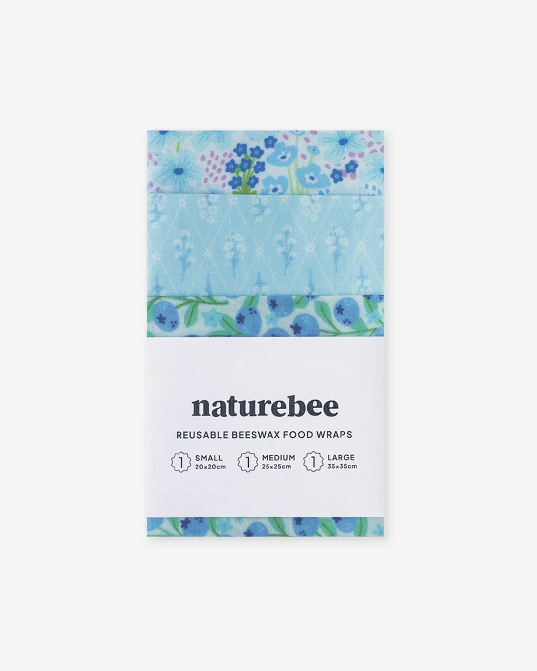 Blue Canadian Beeswax Wrap Set - NATURE BEE