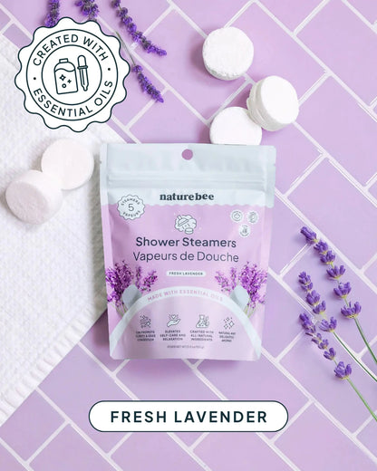 Fresh Lavender Shower Steamers - NATURE BEE