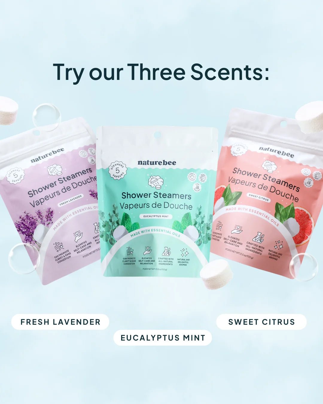 Shower Steamers - NATURE BEE