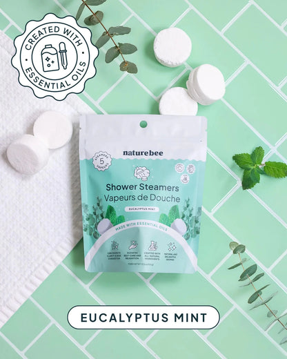Eucalyptus Mint Shower Steamers - NATURE BEE