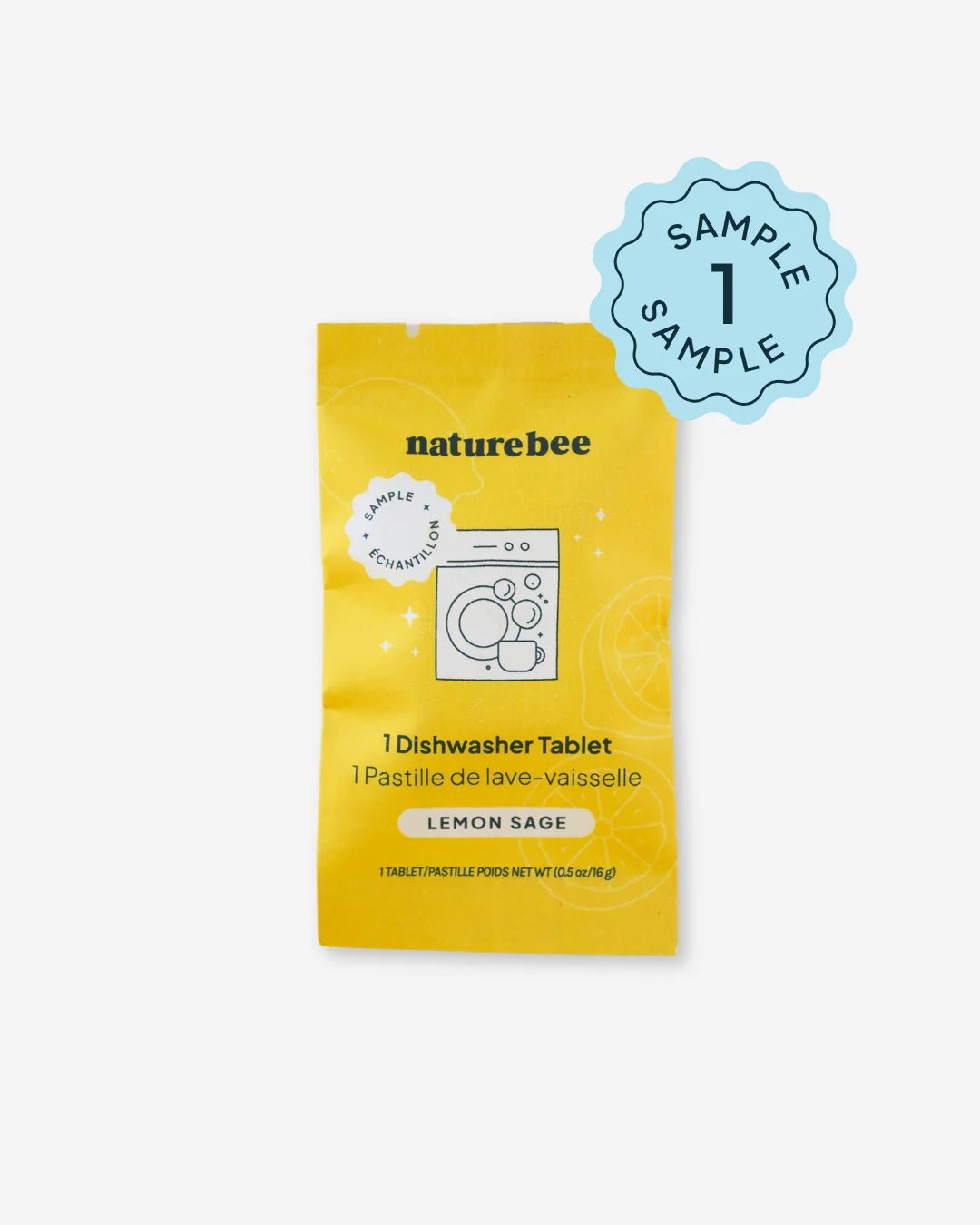 Nature Bee Dishwasher Tablet Sample - Single Tablet - NATURE BEE