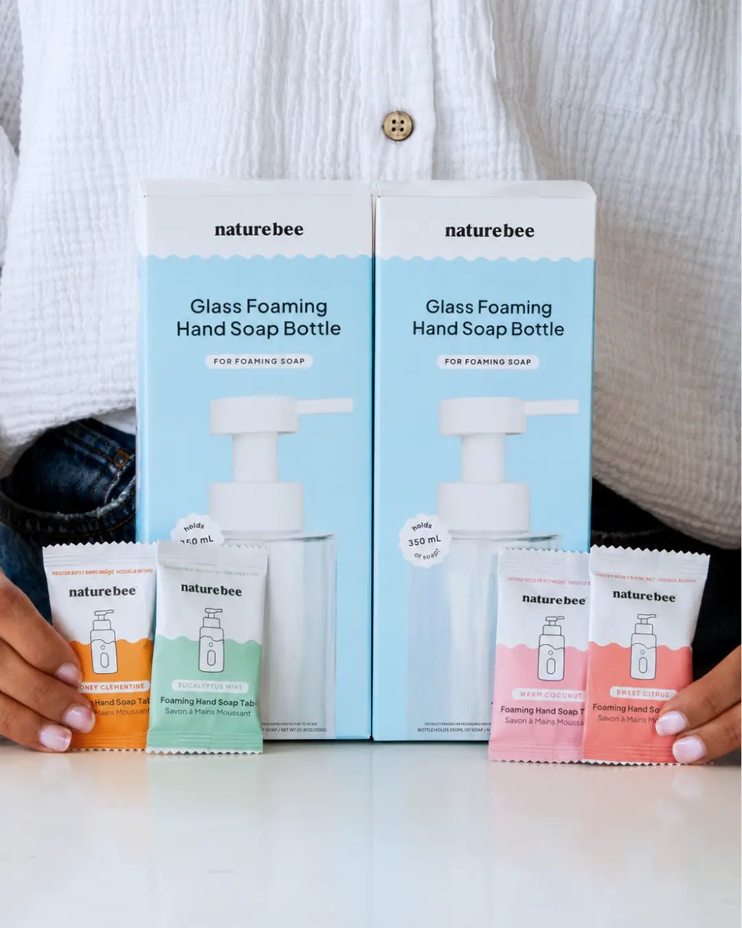 Foaming Hand Soap Starter Kit - NATURE BEE