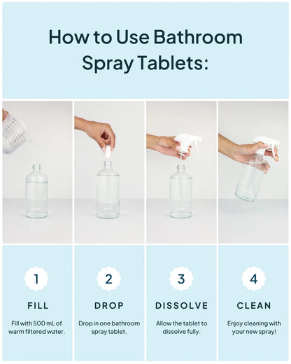 Bathroom Cleaning Spray Tablet - NATURE BEE