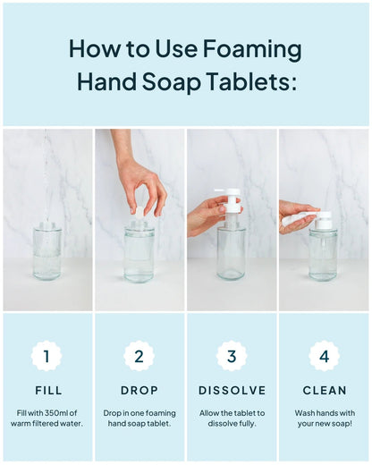 Foaming Hand Soap Tablets - NATURE BEE