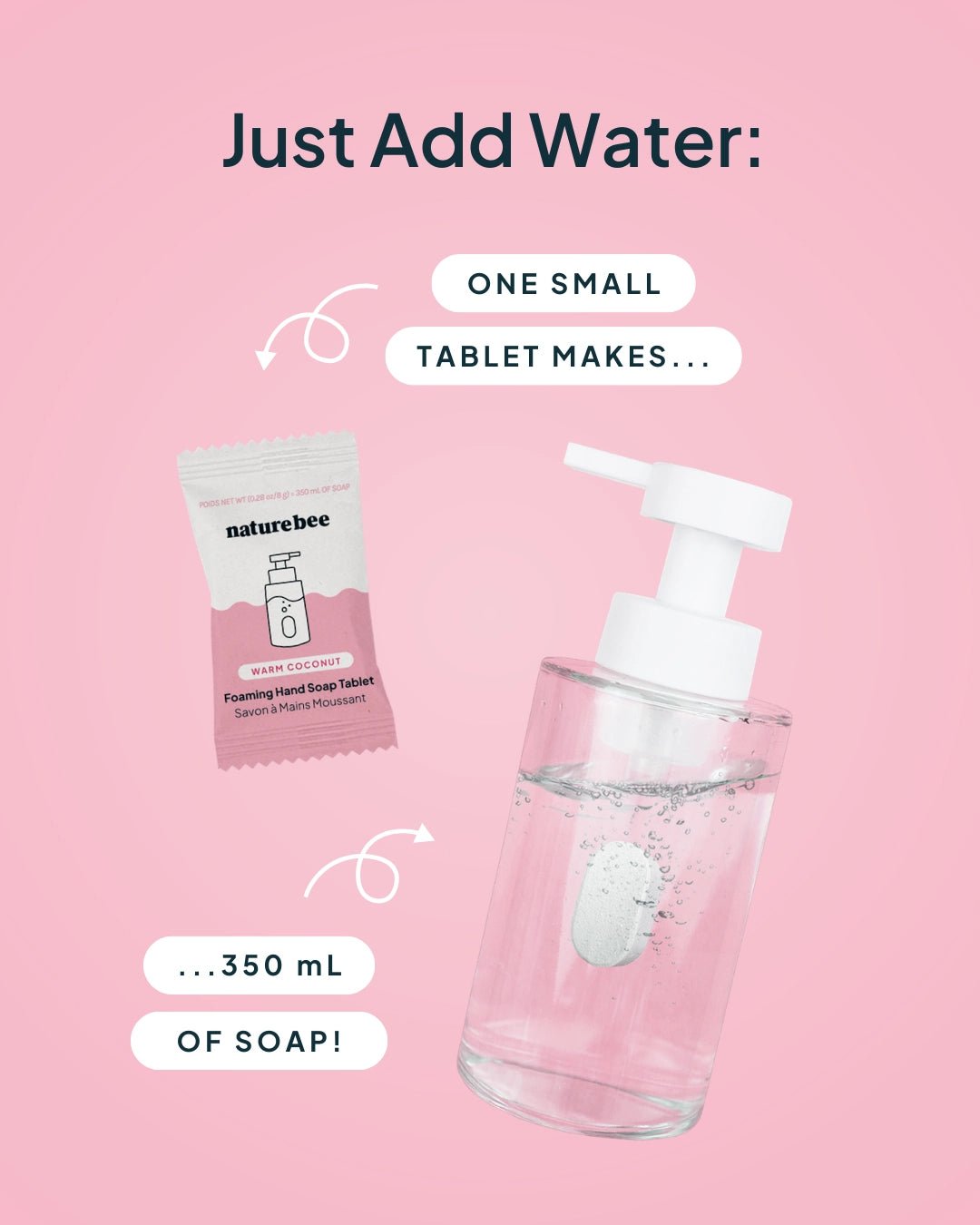 Foaming Hand Soap Tablets - NATURE BEE