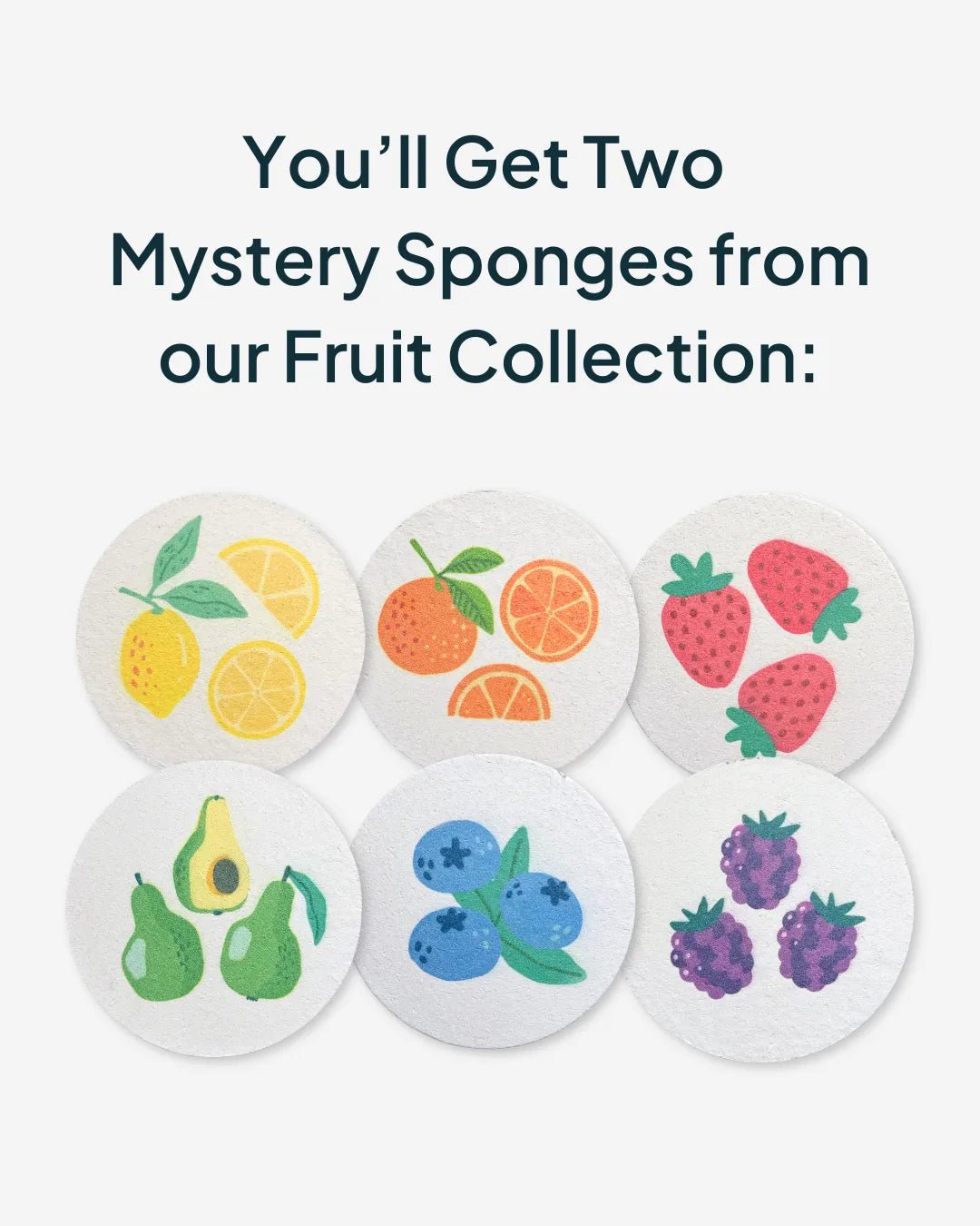 Compostable Cellulose Sponge - Mystery 2 - Pack - NATURE BEE