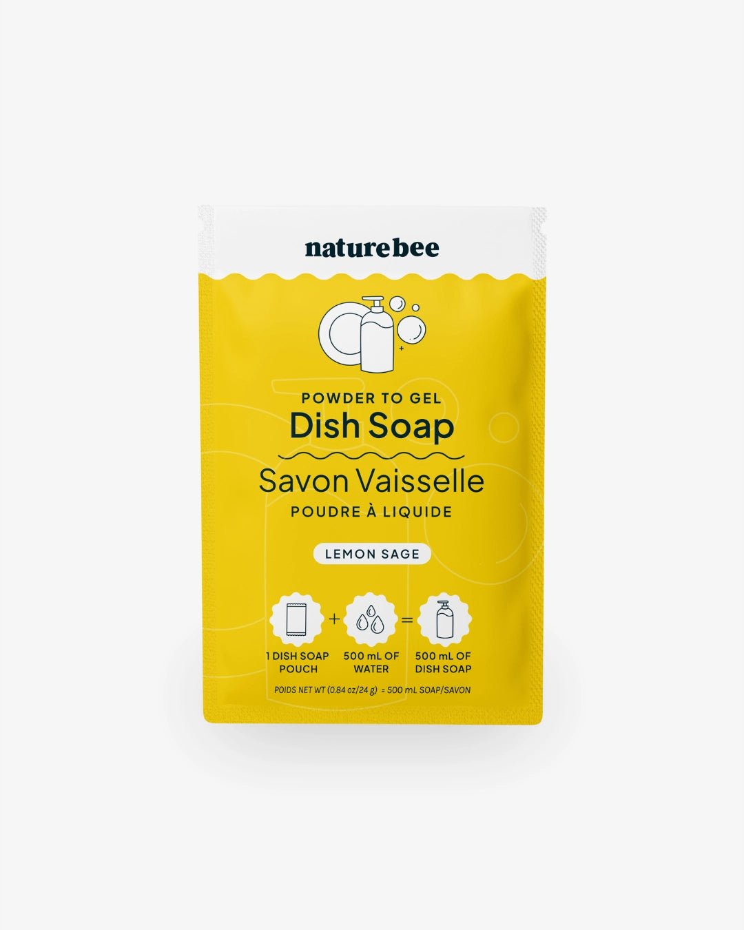 Lemon Sage Dish Soap - NATURE BEE
