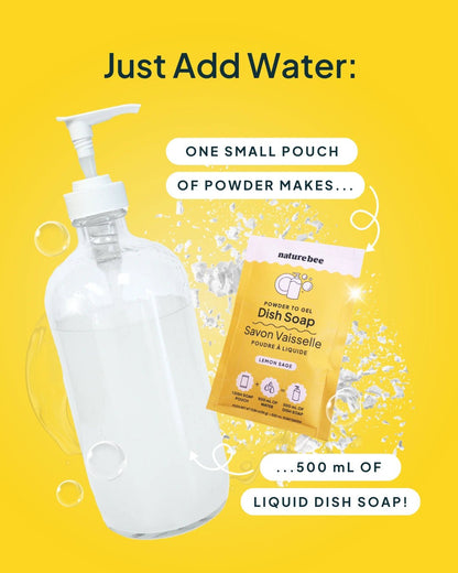 Lemon Sage Dish Soap - NATURE BEE