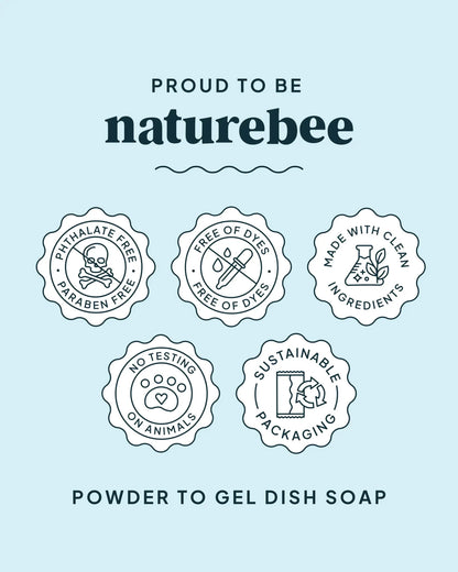 Lemon Sage Dish Soap - NATURE BEE