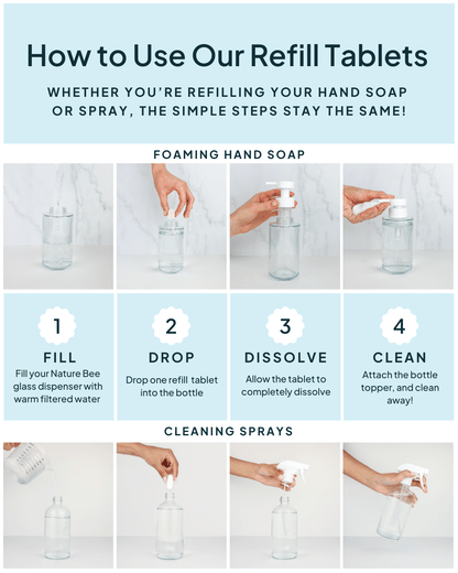 Clean Home Foundation Kit - Earth Month Complete Starter Kit - NATURE BEE