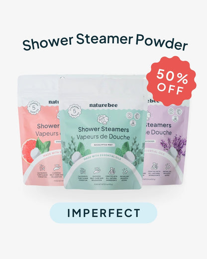 Shower Steamer Powder - Imperfect Sale - NATURE BEE