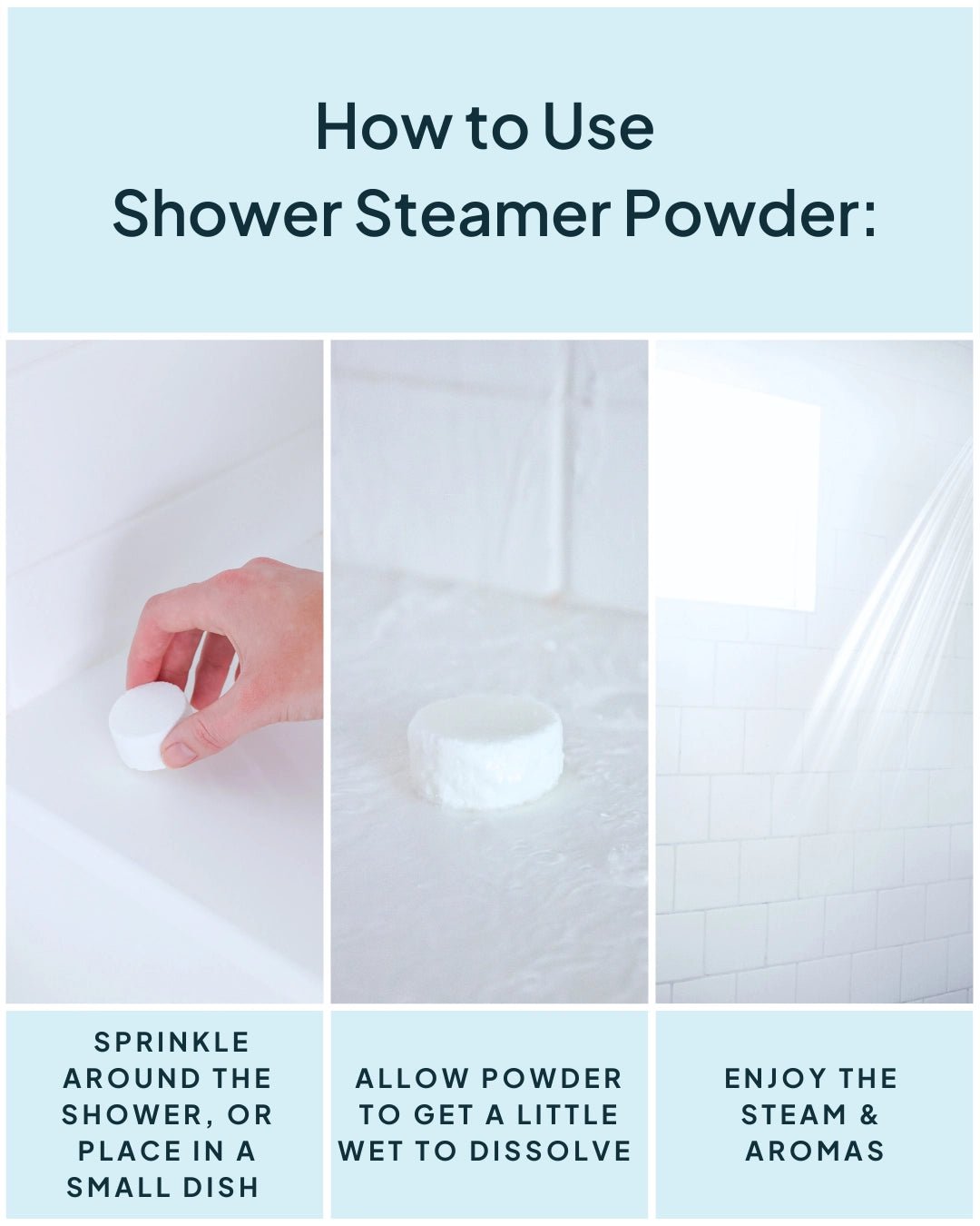 Shower Steamer Powder - Imperfect Sale - NATURE BEE