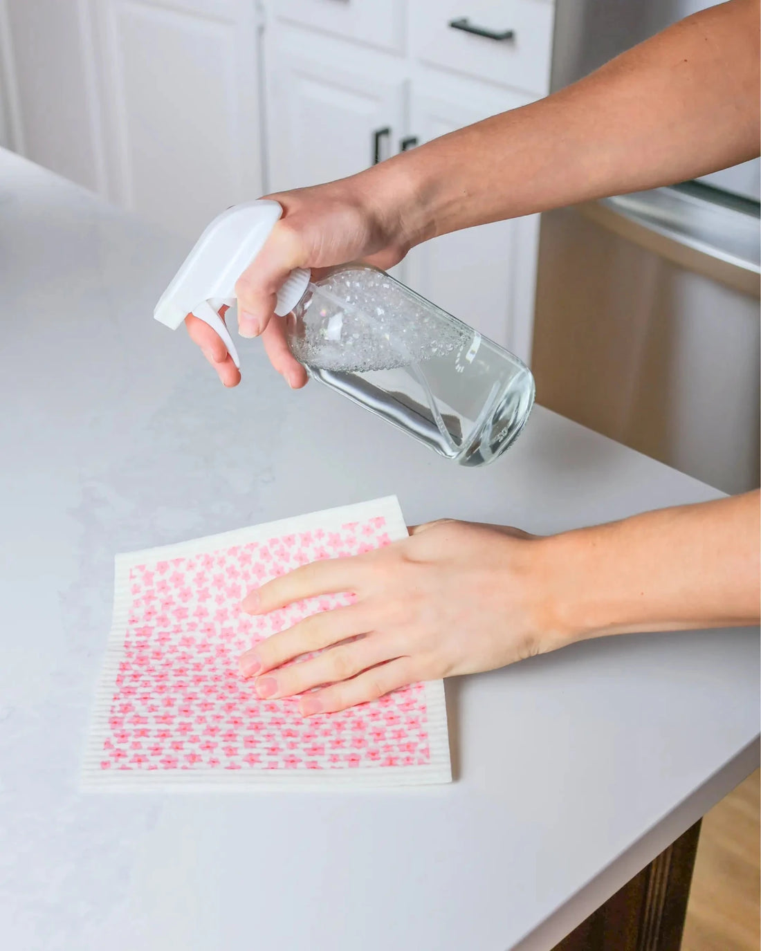 Dainty Floral Swedish Dishcloth 6 - pack - NATURE BEE