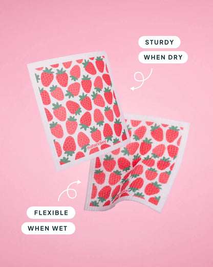 Fruit Swedish Dishcloth 6 - pack - NATURE BEE