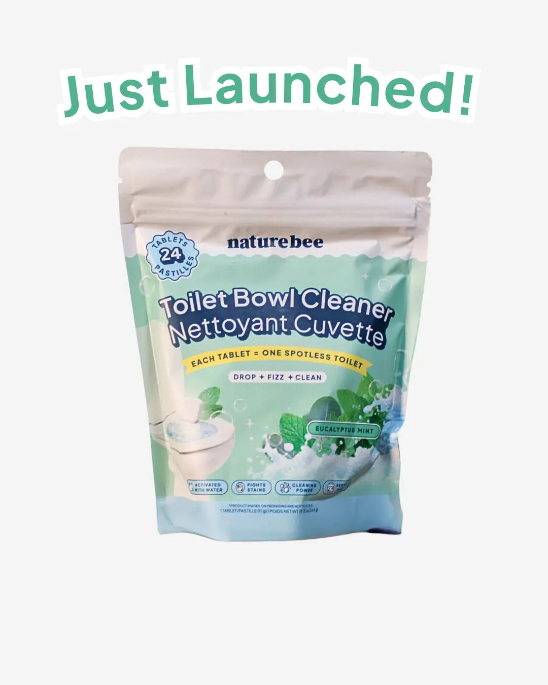 Toilet Bowl Cleaning Tablets - NATURE BEE
