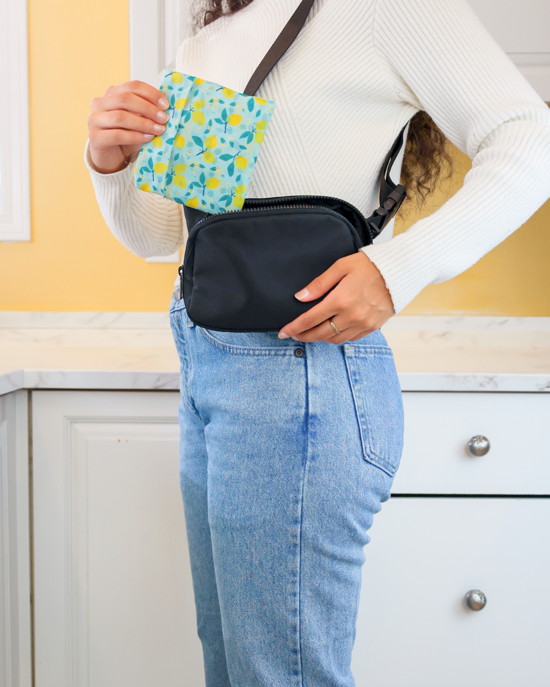 Lemon Reusable Pocket Bag | Nature Bee