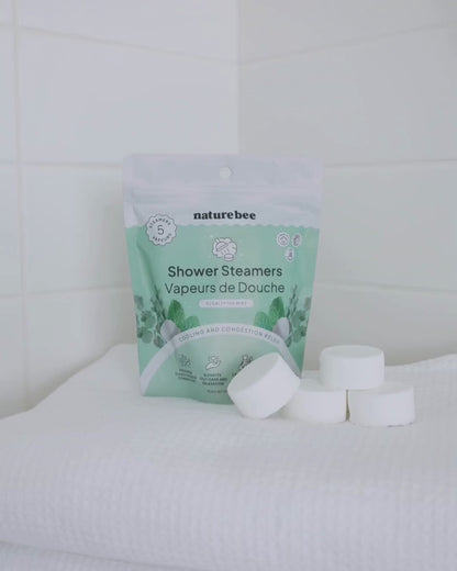 Shower Steamers in Eucalyptus Mint | Made in Canada | Nature Bee