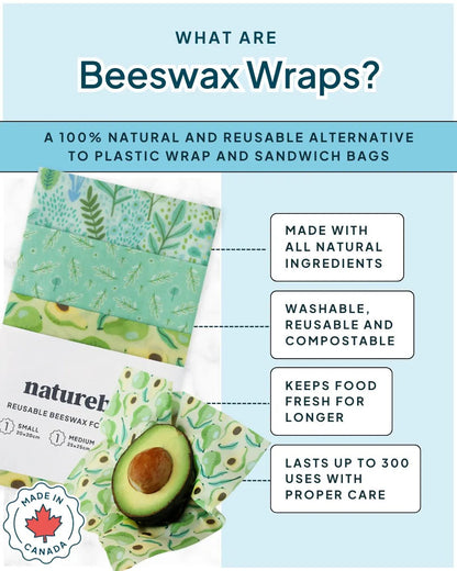 Multi-Gift Pack | Beeswax Wraps &amp; Swedish Dishcloths - NATURE BEE