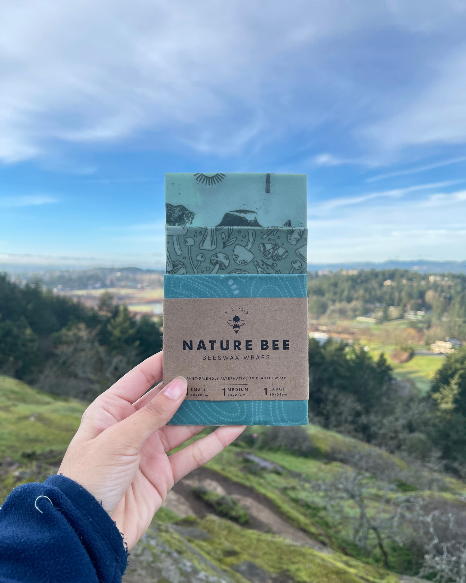 Beeswax Wrap Variety Set - Pacific Northwest | Nature Bee