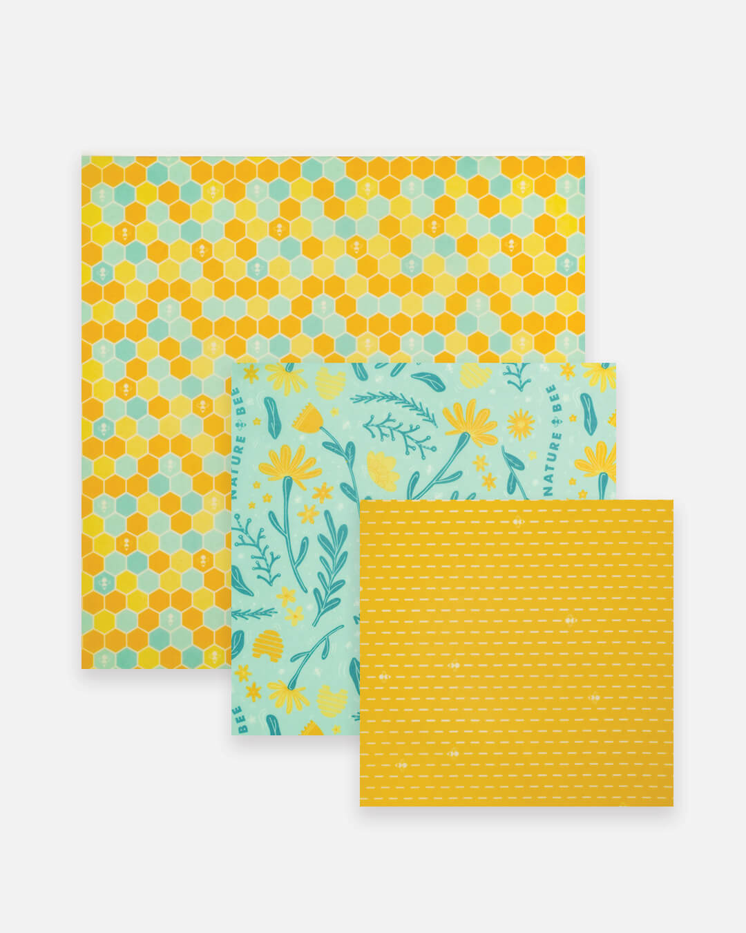 Beeswax Wrap Variety Set - Bee Lovers | Nature Bee